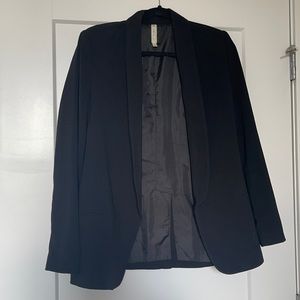 Mural Black Oversized Blazer